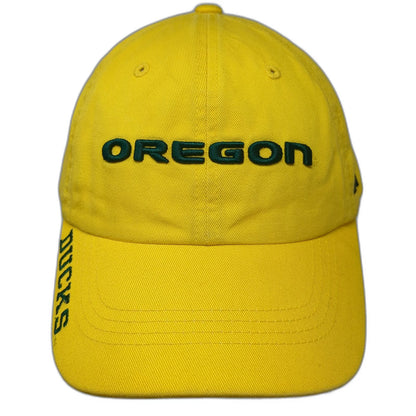 Russell Oregon Ducks NCAA Yellow Green One Size Adjustable Embroidered Cap Hat