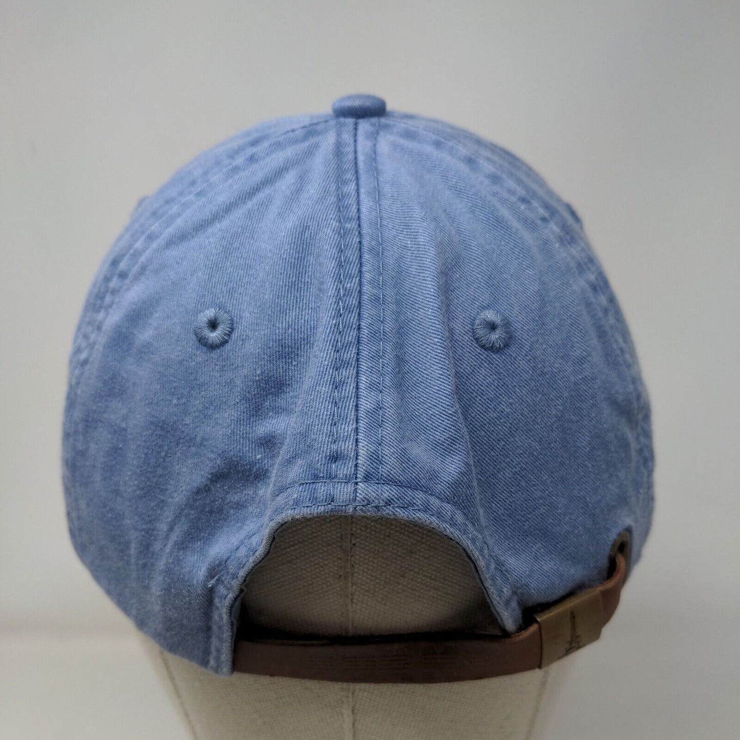 Drunk Vibes Slideback Hat Blue One Size Adjustable Embroidered 6 Panel Adams