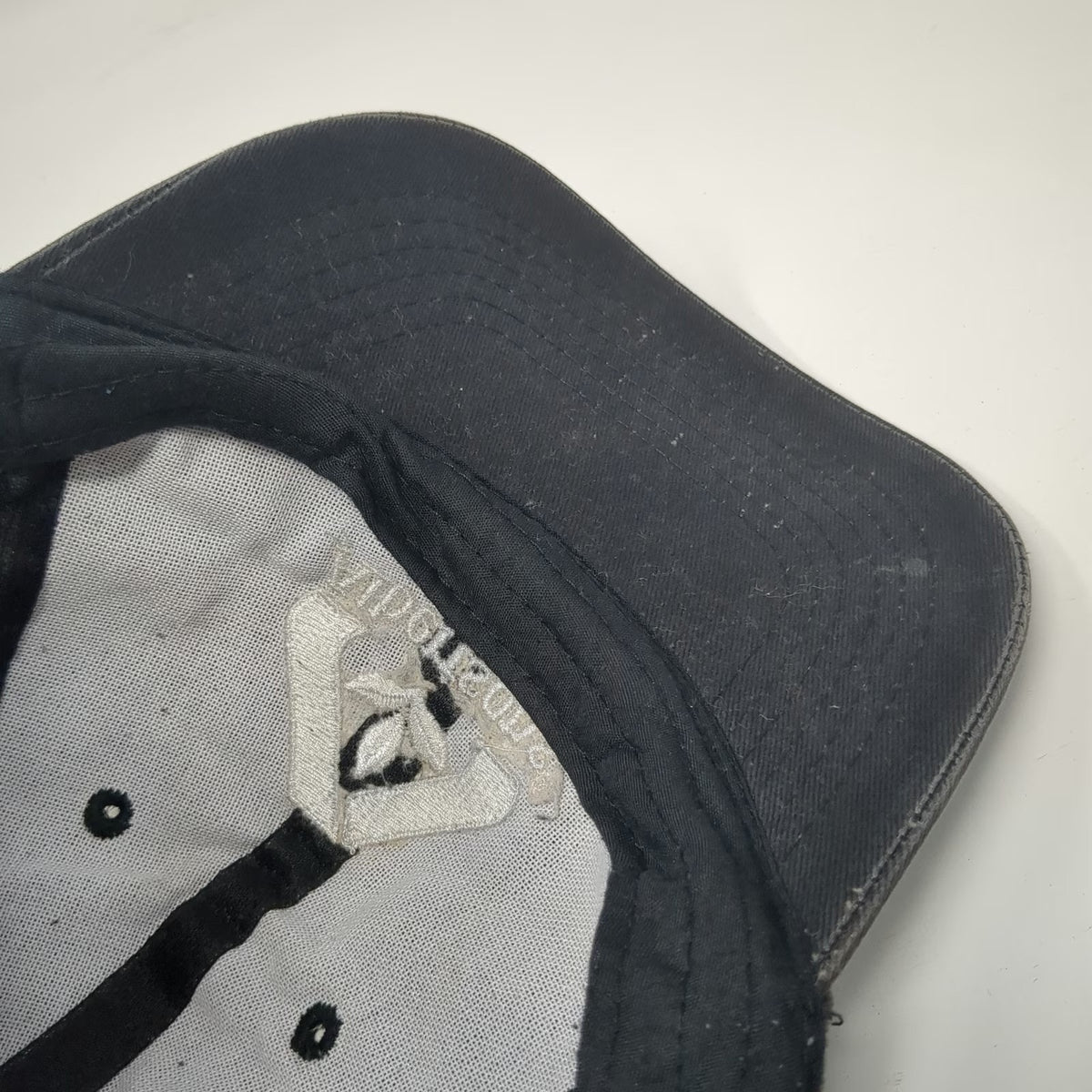 Image Solutions Albertsons Black Baseball Cap Hat OSFM Embroidered Cotton Strap