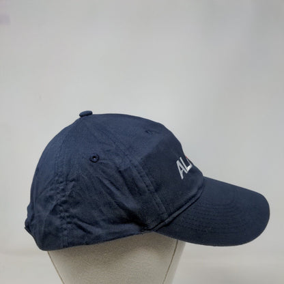 Alstom Strapback Hat Blue One Size Adjustable Embroidered Solid Falcon