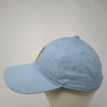 The Happy Sea Slideback Hat Blue OS Adjustable Embroidered Authentic Pigment