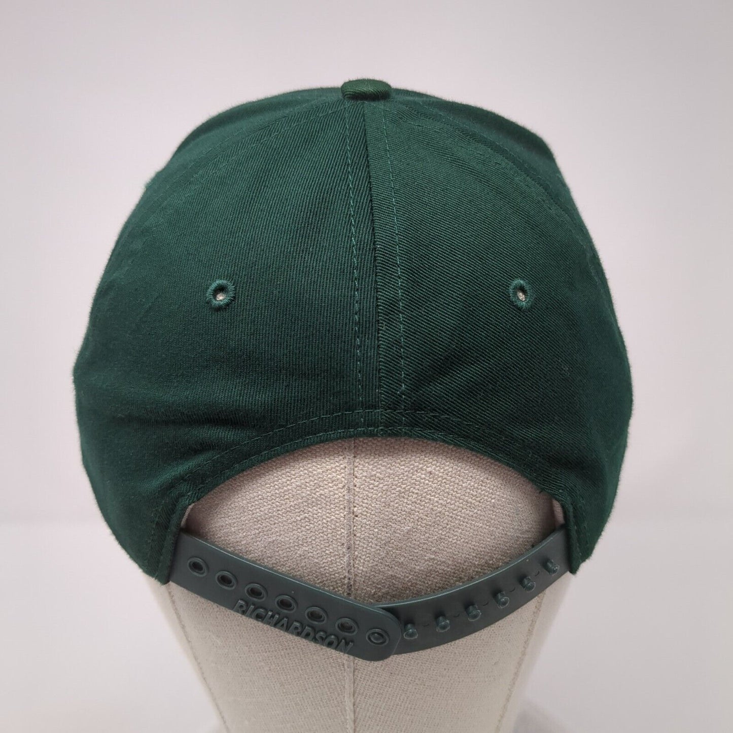 Letter C Snapback Hat Green One Size Small Solid Adjustable Richardson