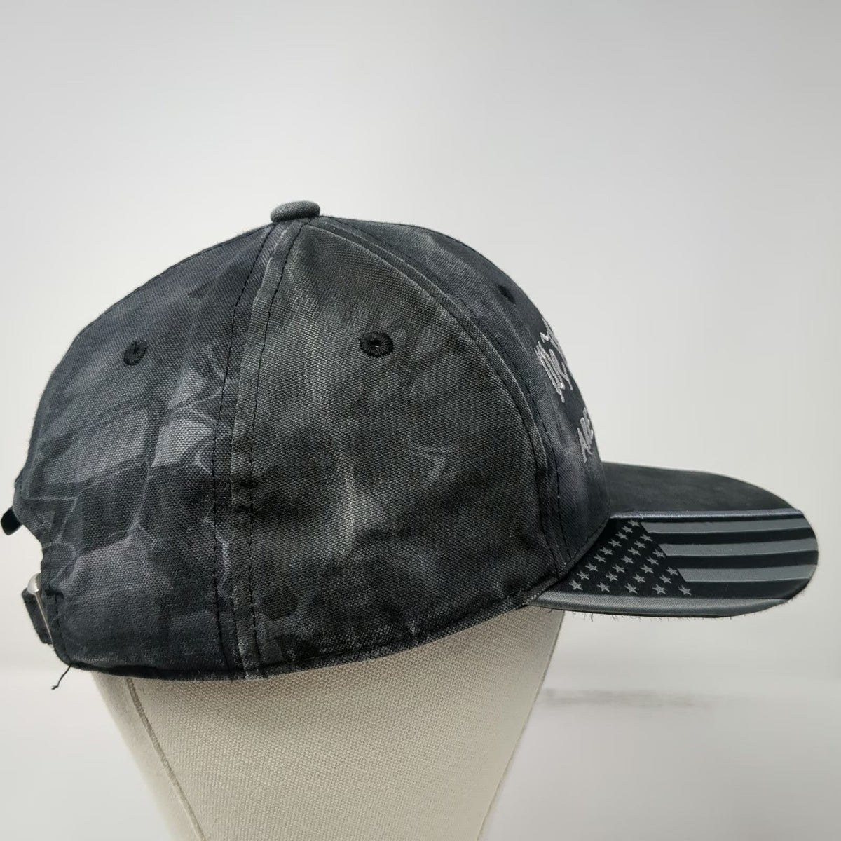 Outdoor Cap Black Baseball Cap One Size Kryptek Camo We The People USA Flag Hat