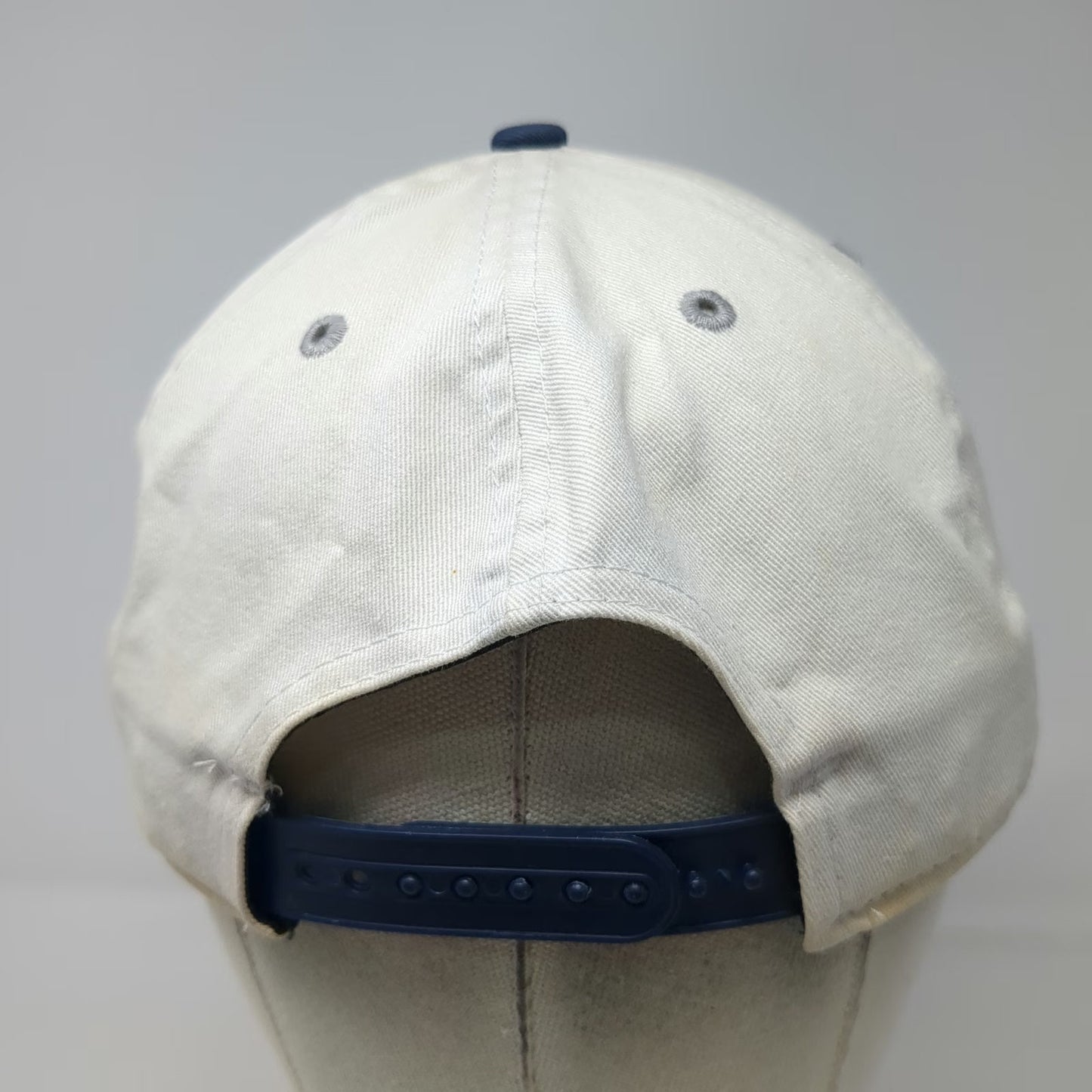 New Era Dallas Cowboys NFL Snapback Hat White Blue Size L Flat Brim Green Under