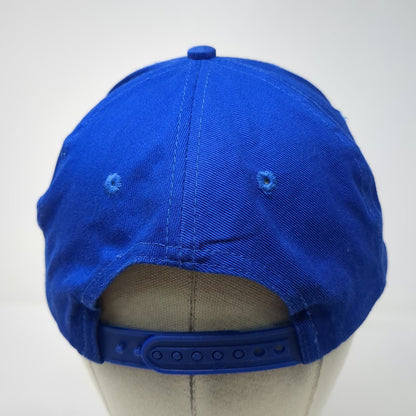KC Snapback Hat Blue One Size Embroidered VB Lemon Graphic Structured Apparel