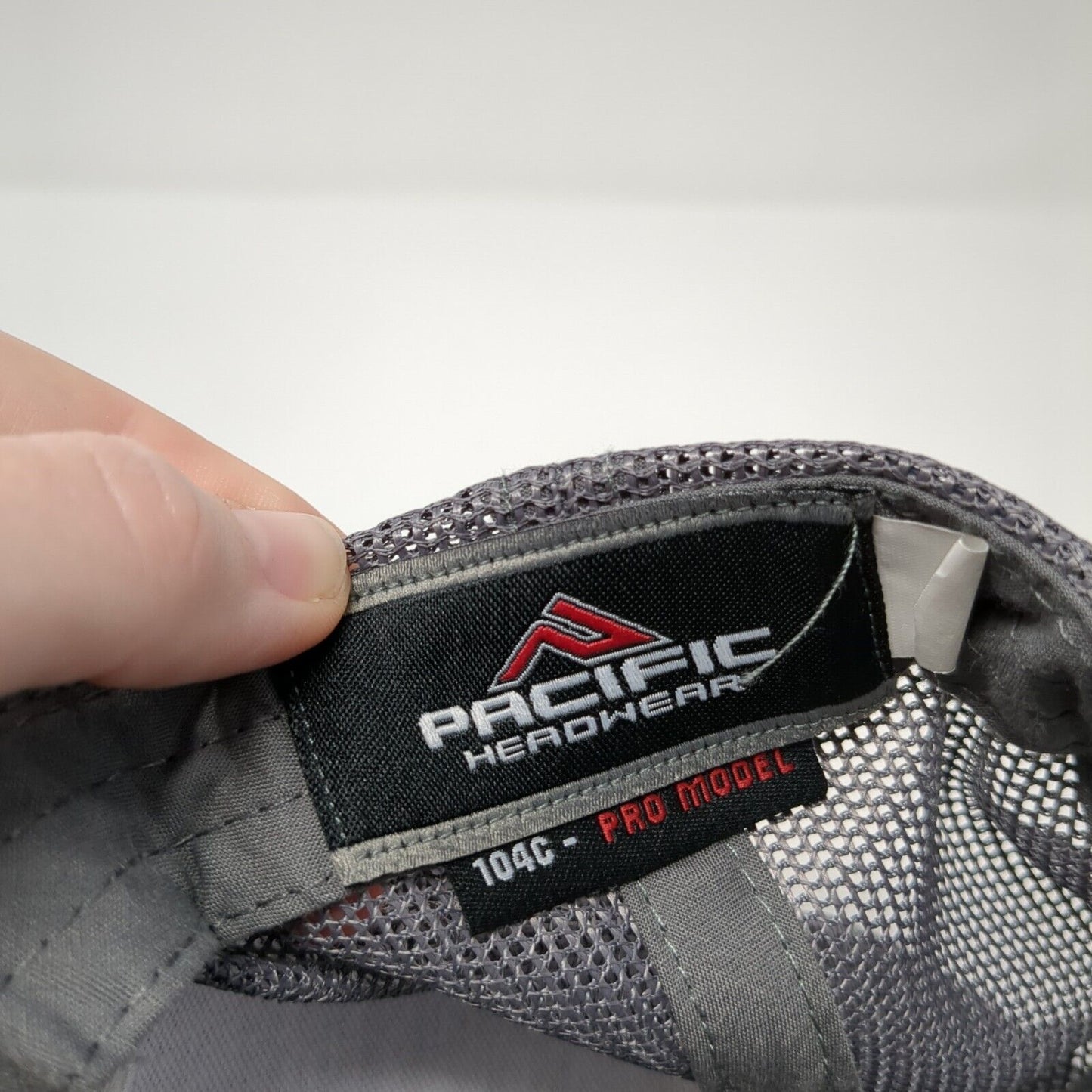 TGE Snapback Trucker Hat Black One Size Adjustable Mesh Back Pacific Headwear