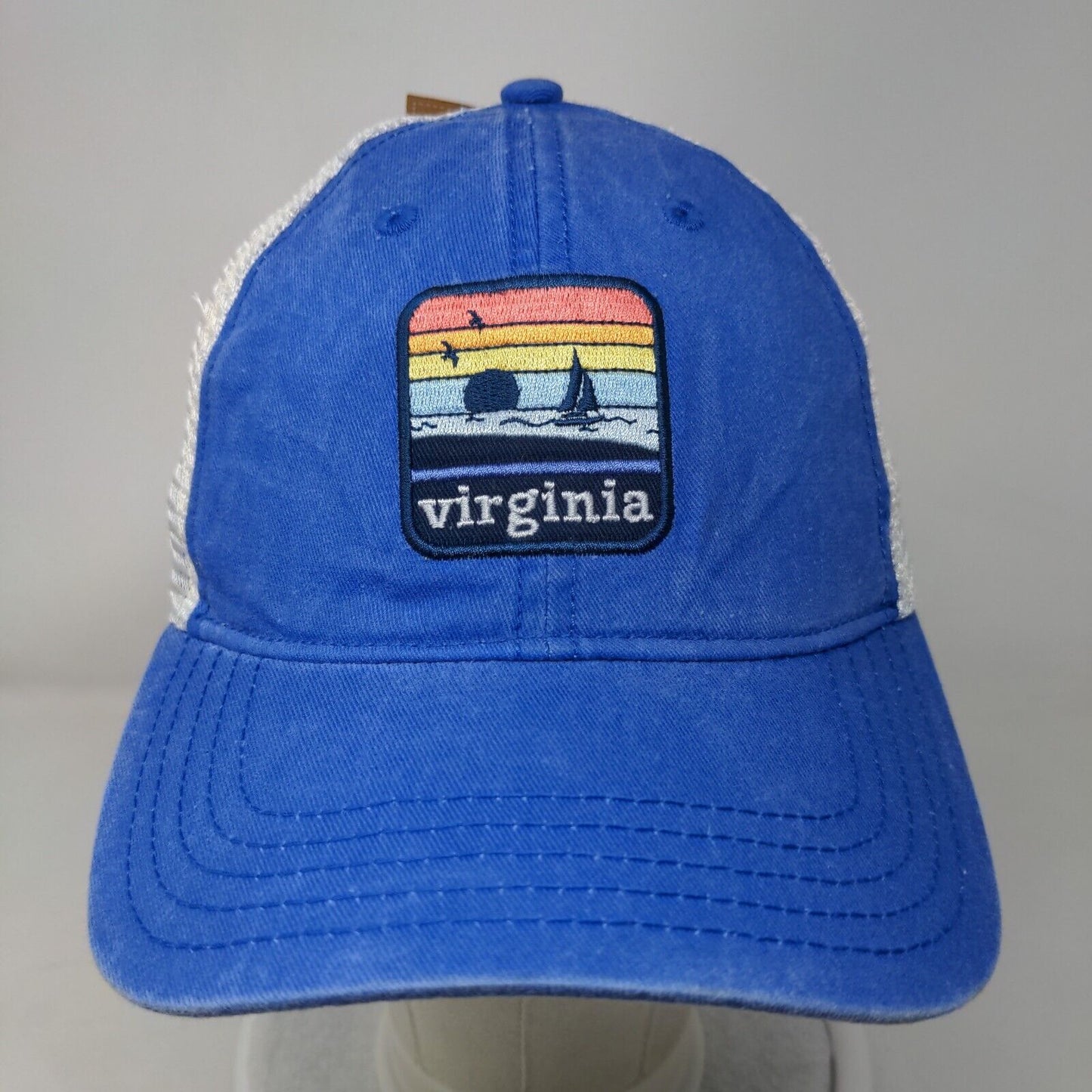 Virginia Slideback Trucker Hat Blue OSFM Mesh Back Home Free W/Tags
