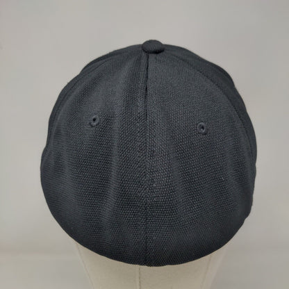 Conrad Brothers Fitted Hat Black L/XL Flexfit Embroidered 6 Panel Yupoong