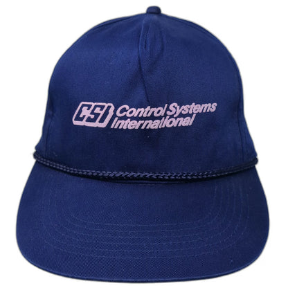 Control Systems International CSI 5 Panel Blue One Size Rope Snapback Hat Tech