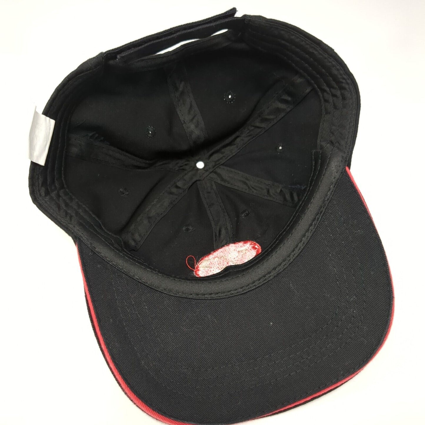 MP Strapback Hat Black One Size Adjustable Embroidered 6 Panel