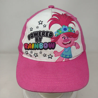 Powered By Rainbow Strapback Hat Pink OSFM Trolls World Tour Dreamworks