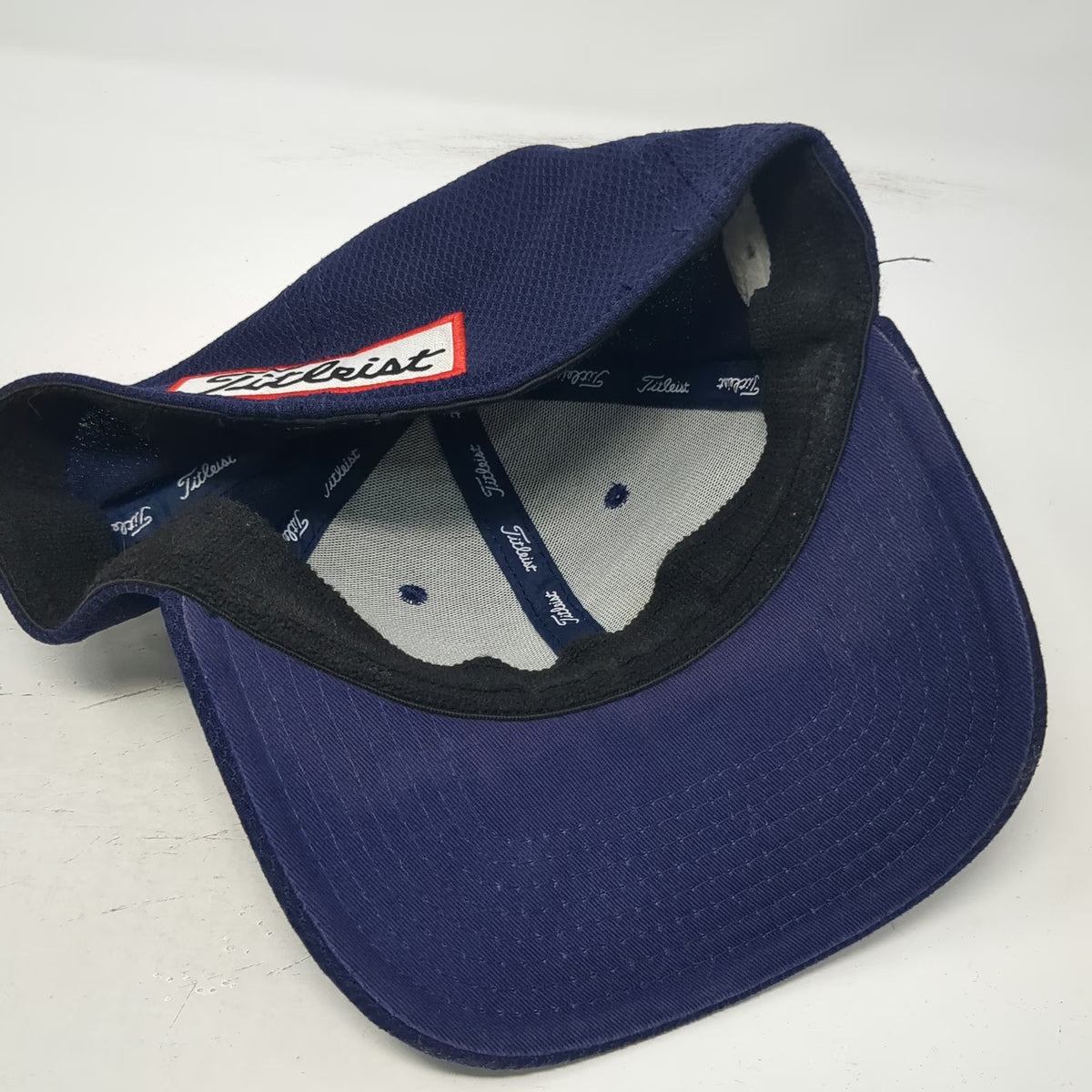 Titleist Baseball Cap Blue XL Ryder Cup 2016 New Era Fitted Stretch Golf Hat