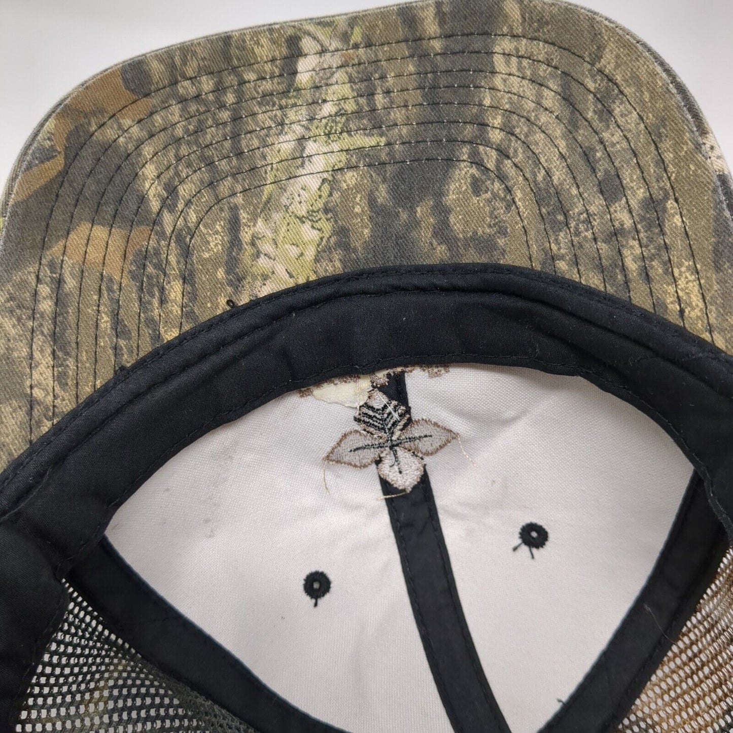 Farm Credit Snapback Trucker Hat Multi One Size Mesh Back Mossy Oak
