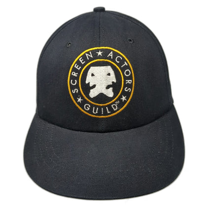 Unionwear Screen Actors Guild Hat Black Baseball Cap One Size Made In USA Logo