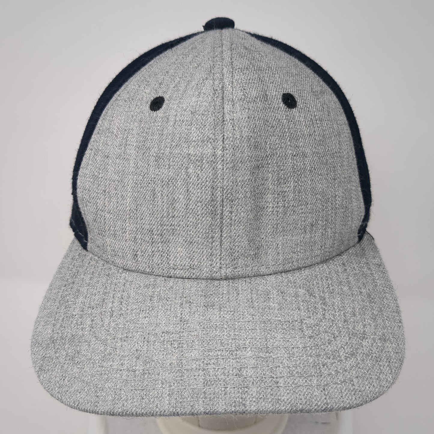 Pugs Strapback Baseball Cap Gray One Size Adjustable Lightweight 6 Panel Blank