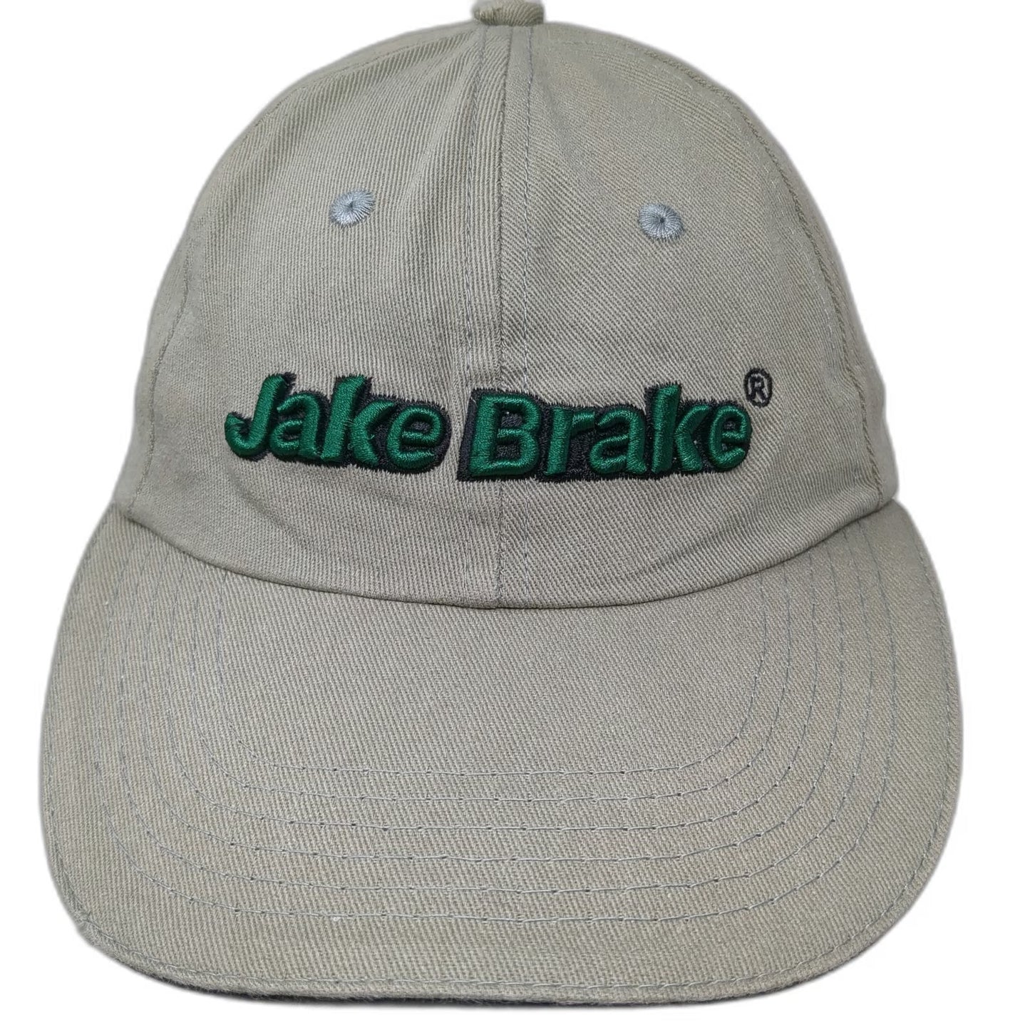 Fersten Worldwide Baseball Cap Green One Size Jake Brake Slideback Hat Trucking