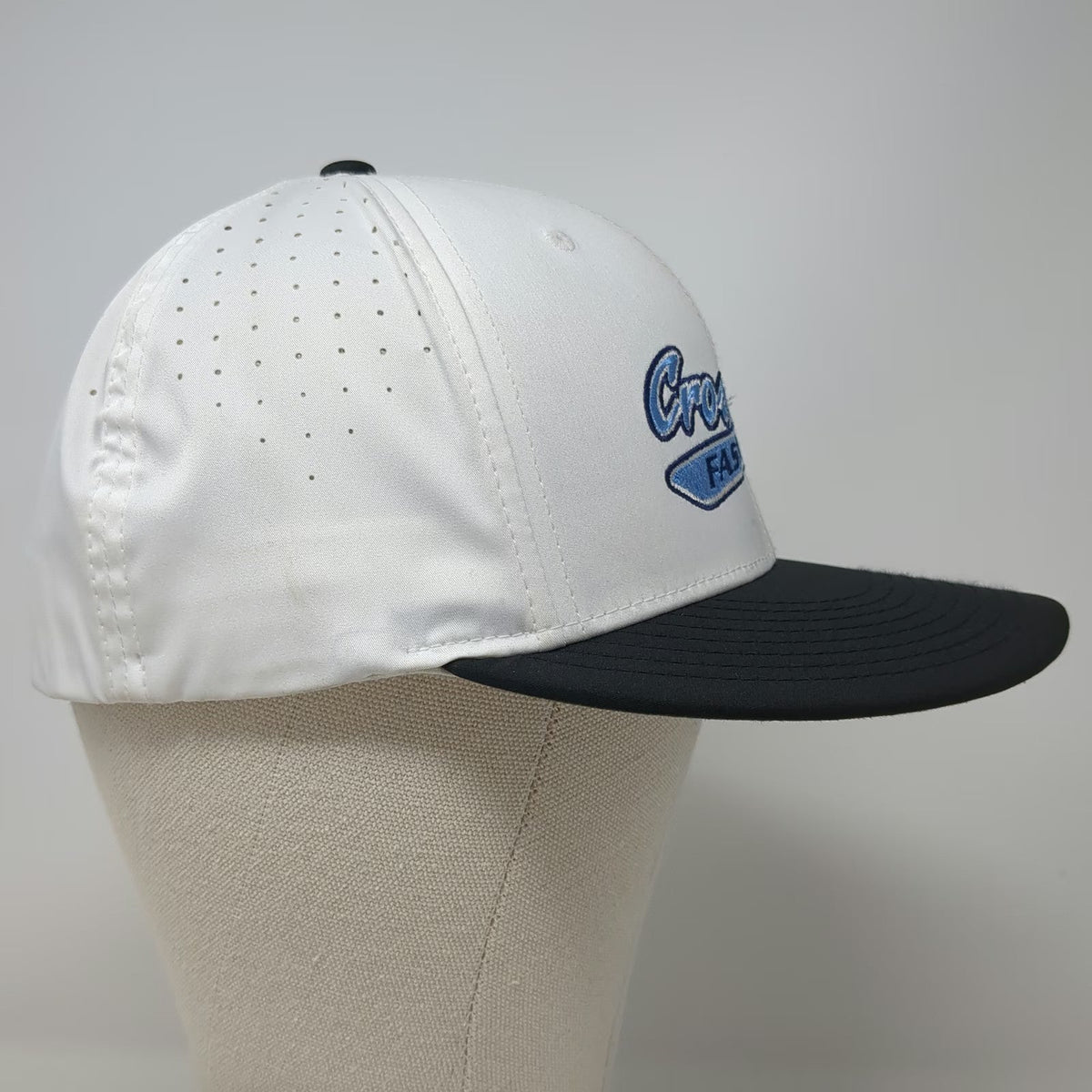 Richardson Baseball Cap White Black Blue M Crossfire Fastpitch Performance Hat