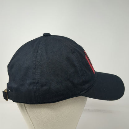 David and Young Baseball Cap Black OSFM USA Embroidered Applique Slideback Hat
