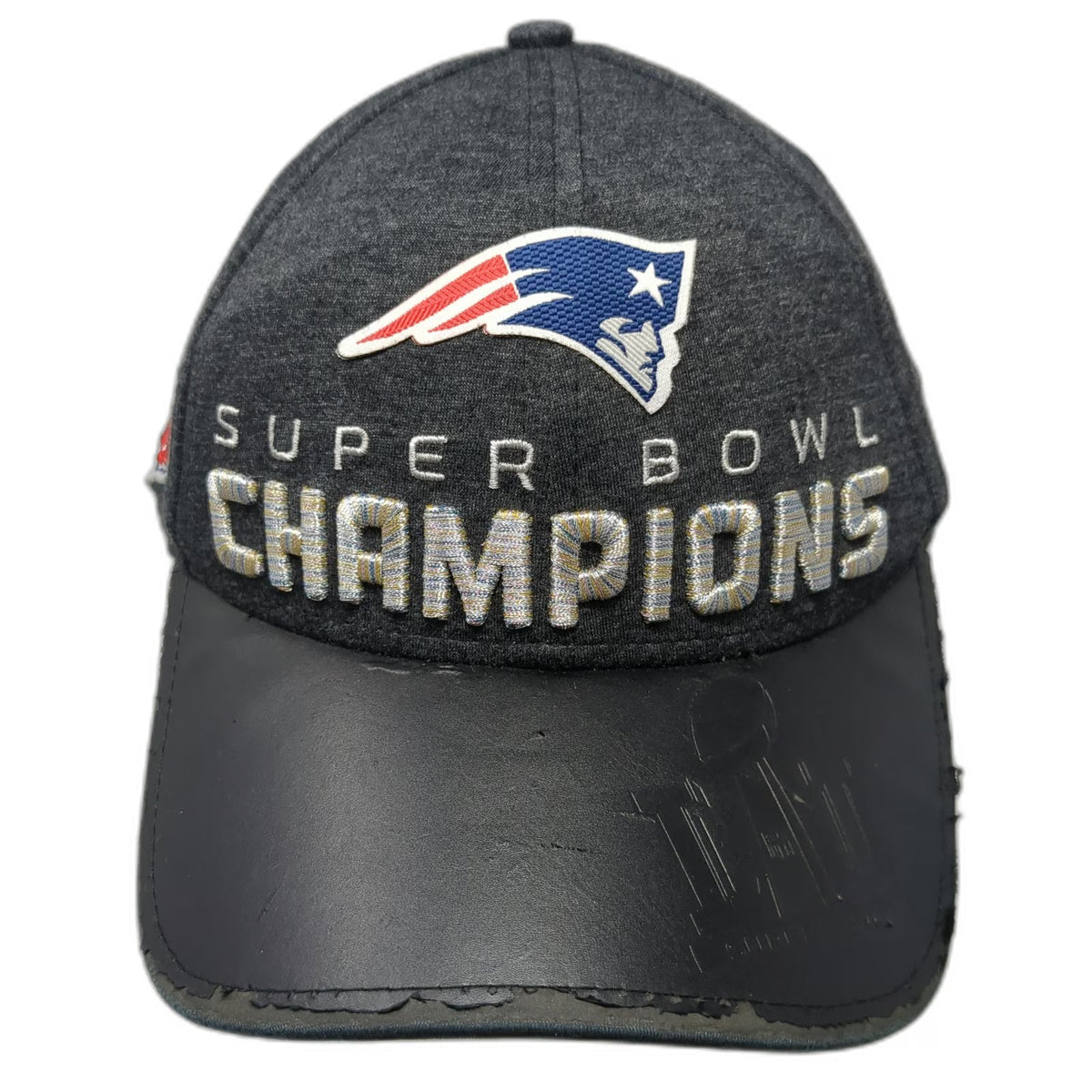 New Era New England Patriots NFL Gray One Size Cap Super Bowl LI Champions Strap