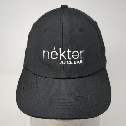 Nektar Juice Bar Strapback Baseball Cap Black One Size Adjustable Embroidered