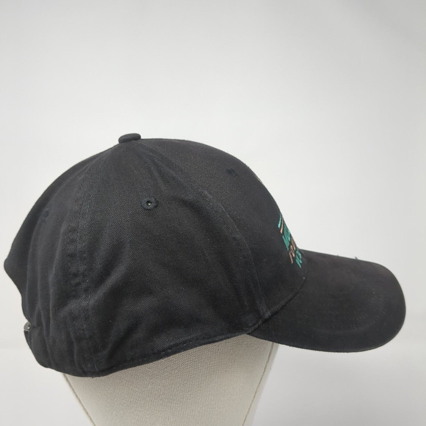 Mule Deer Foundation Slideback Hat Black One Size Adjustable Sportsman Headwear