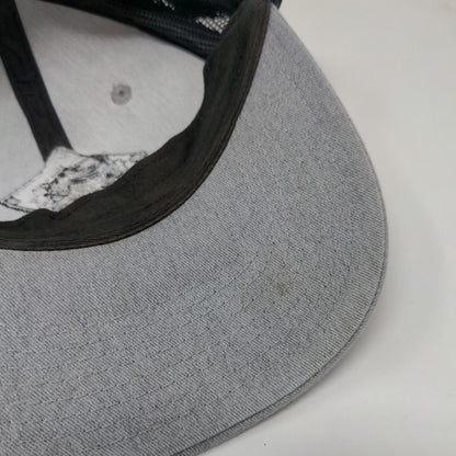 Port Authority Men's Snapback Mesh Back Hat Gray St Augustine Sharks Embroidered