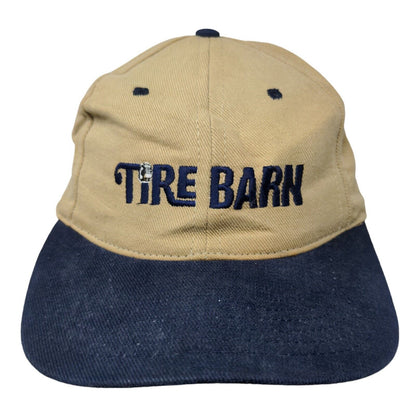 Tire Barn Strapback Hat Multicolor One Size Embroidered Vented Holes 6 Panel