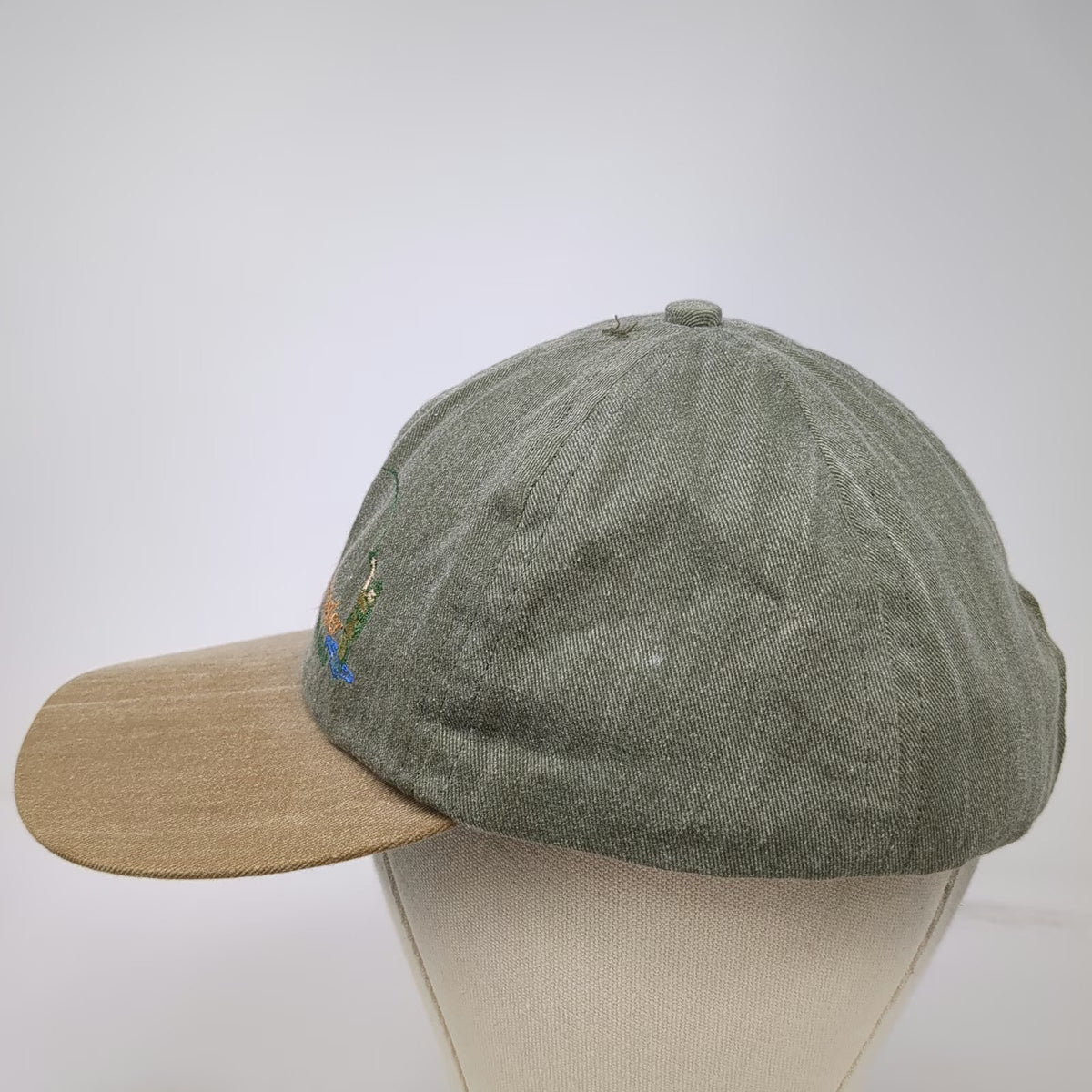 Imperial Headwear Baseball Cap Green One Size Ultimate Angler Boise Idaho Hat