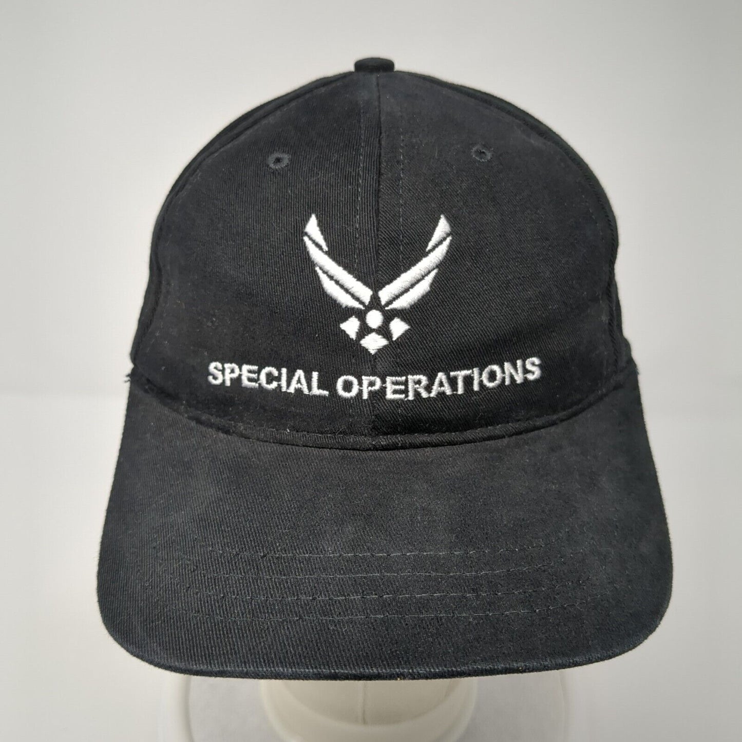 Special Operations Fitted Hat Black One Size Solid Air Force Spec Ops