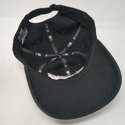 New Era Baseball Cap Black One Size ESPN Good Karma Brands Adjustable Strap Hat