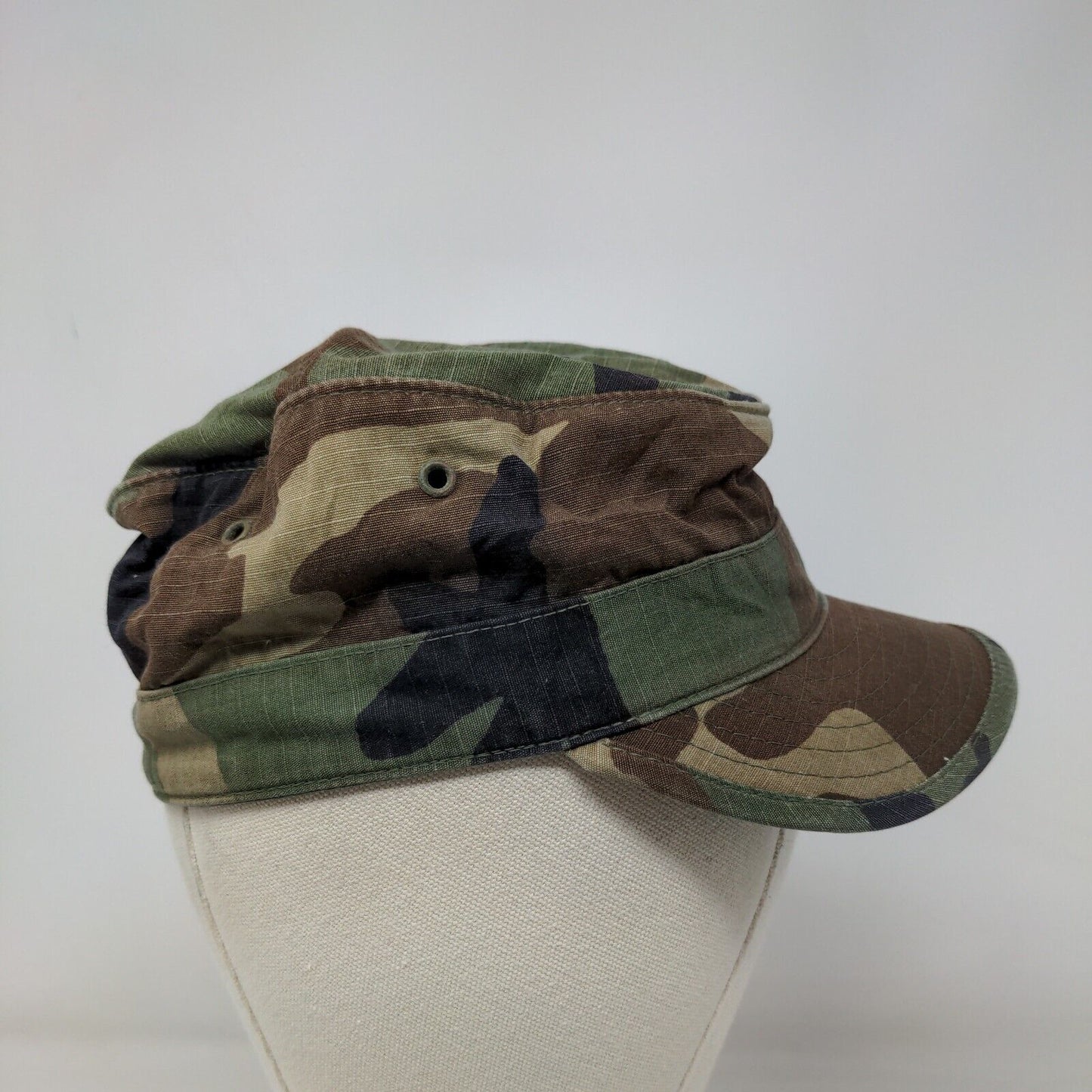 Atlas Headwear Fitted Cadet Army Cap Hat Camouflage 6 7/8 Vent Holes Blank