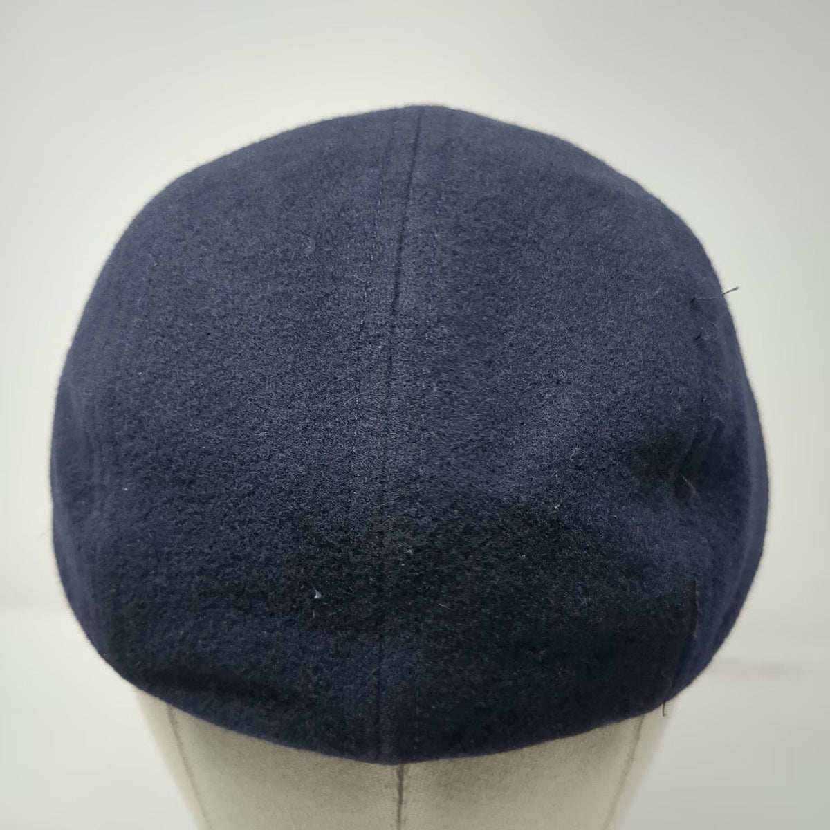 Pendleton 5 Panel Blue Hat L Wool Ear Flaps Solid Warm Winter Outdoor Vintage