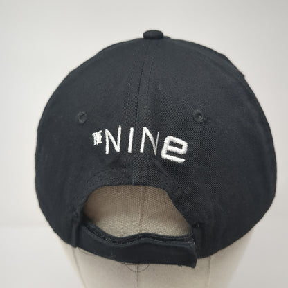 Cola The Nine Strapback Hat Black One Size Adjustable Embroidered