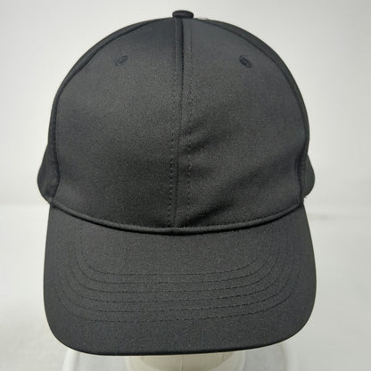 Smitty Baseball Cap Black L Fitted Curved Brim Flexfit Solid Blank Plain Hat