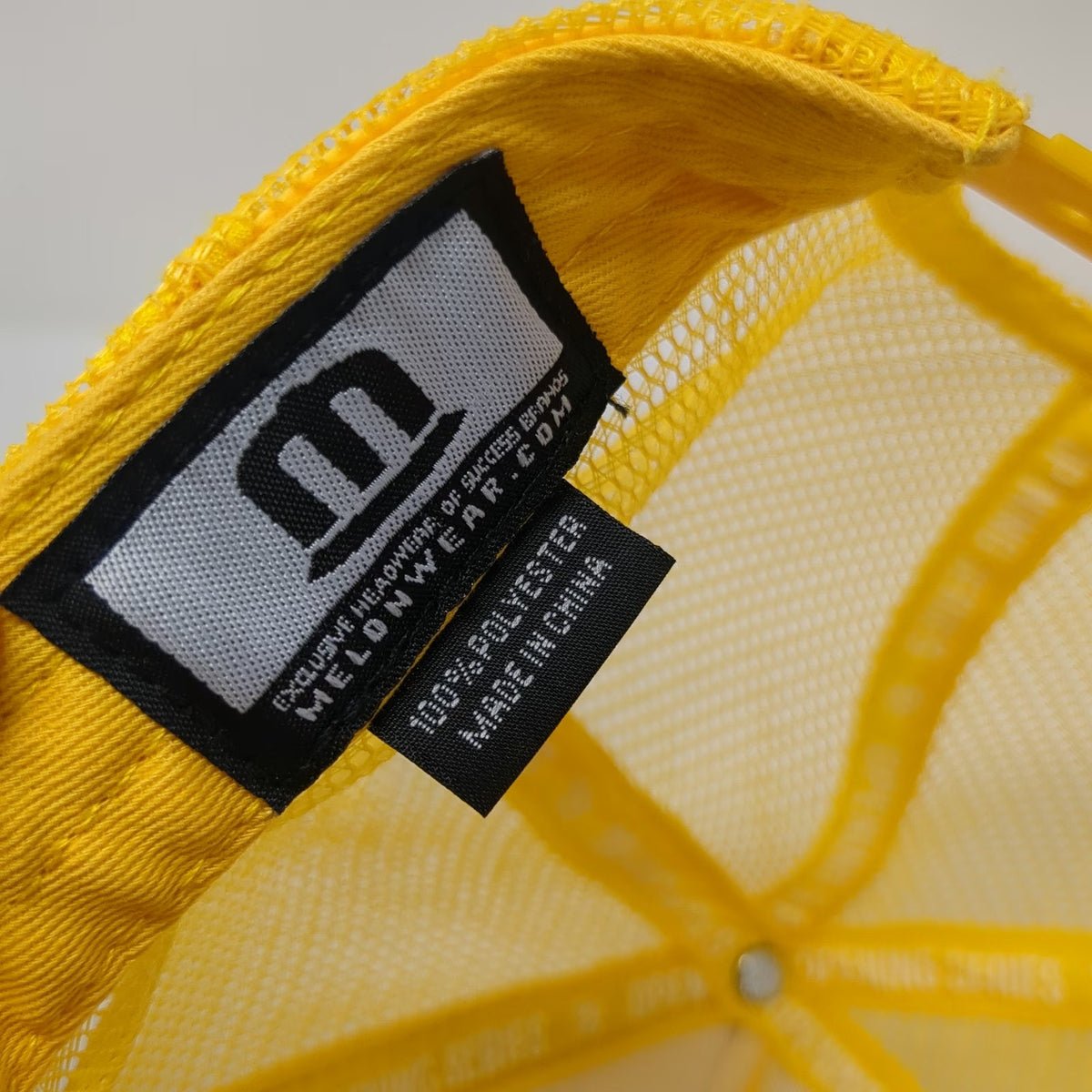 San Diego Padres MLB Melonwear Trucker Hat Yellow One Size Sycuan Patch Mesh