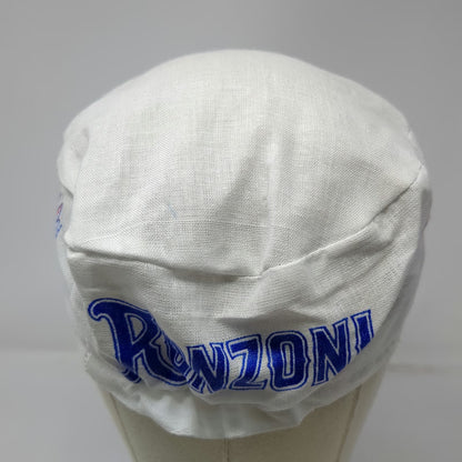 Ronzoni Army Cap White Blue One Size 1992 New York City Marathon Pasta Hat