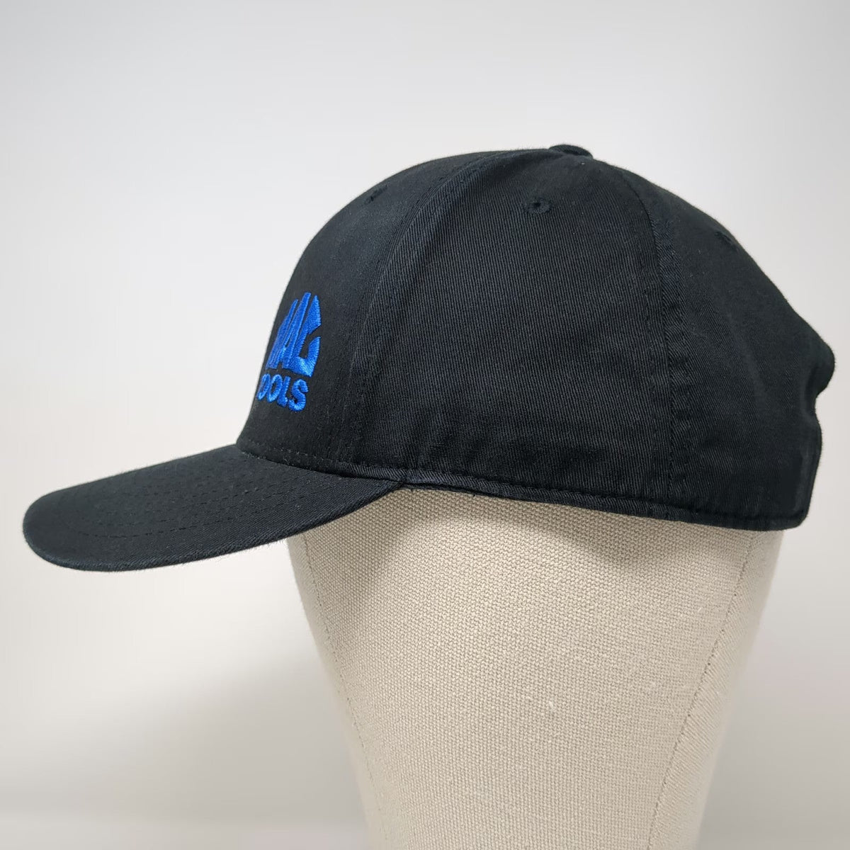 Mac Tools Snapback Hat Black One Size Blue Embroidery 6 Panel Cotton Adjustable