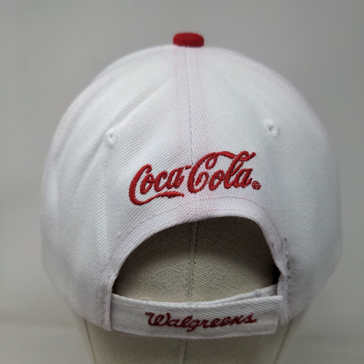 Coca Cola Mens Strapback Hat Multicolor Size OSFM Embroidered Texas Rangers Logo