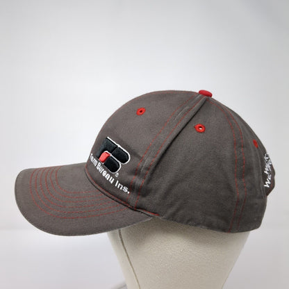 Farm Bureau Ins We Know Idaho We Grew Up Here Strapback Hat Gray OS Buck's Bags