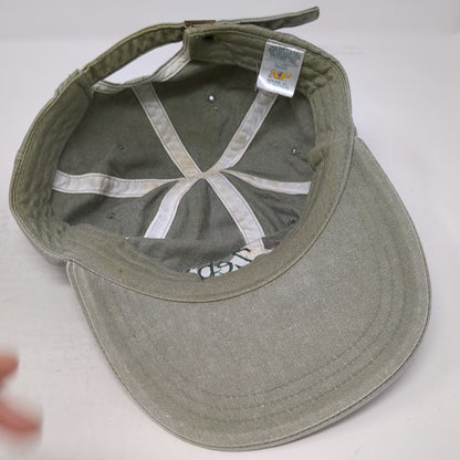 KNP Headgear Zeb's General Store Baseball Cap Green One Size Slideback Leaf Hat