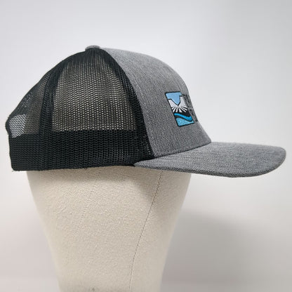 Pacific Headwear Trucker Hat Gray One Size Farmers Bank Since 1917 Mesh Snapback