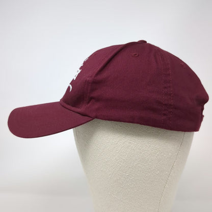 OTTO Sabra Logo Red White Baseball Cap One Size Hat Strapback Cotton Embroidered