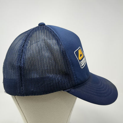 Cooper Industries Lumark Lighting Trucker Hat Blue One Size Snapback Mesh Foam