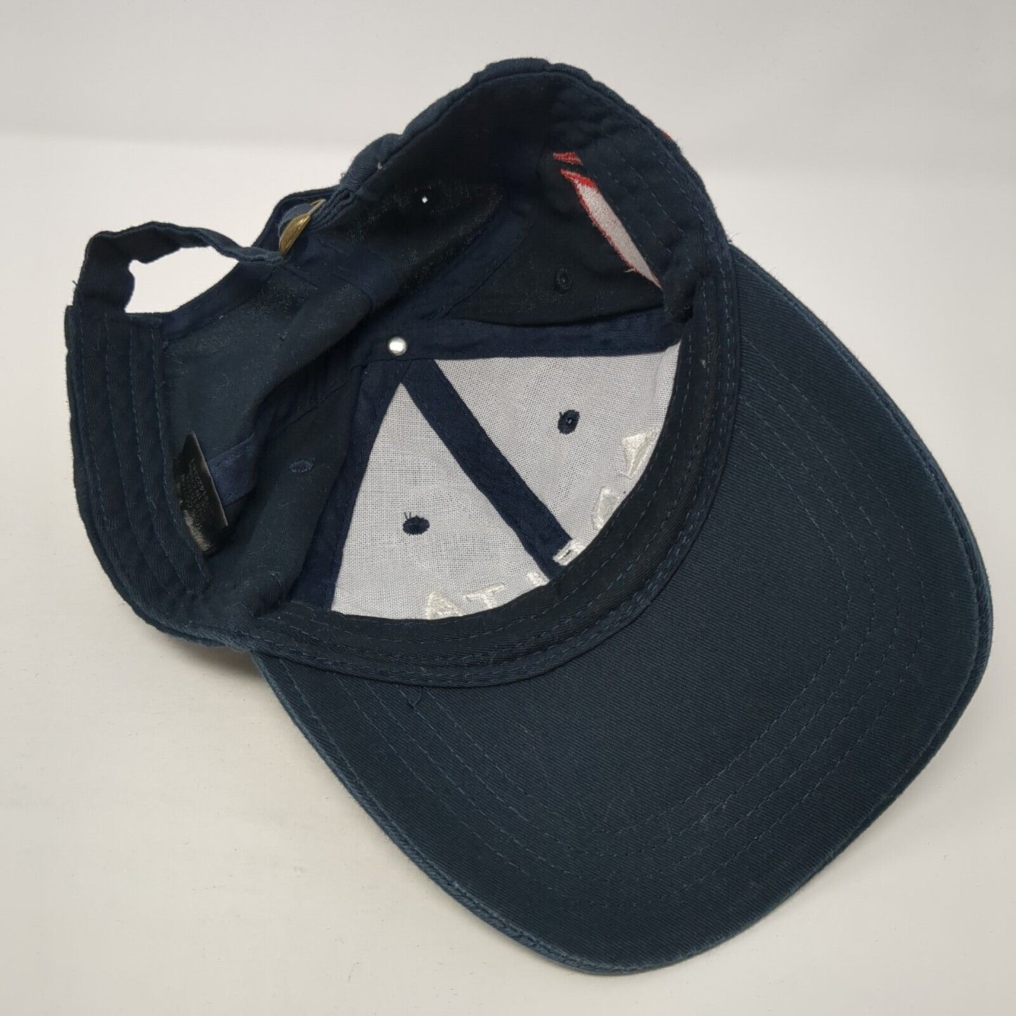 Delta Slideback Baseball Cap Blue One Size Adjustable Embroidered 6 Panel Cotton