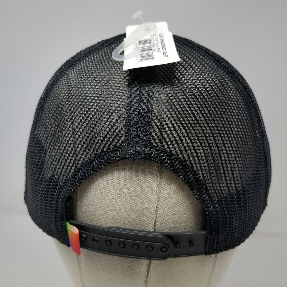 Illuminarium Trucker Hat Black 5 Panel Flat Bill Mesh Back Snapback W/Tags