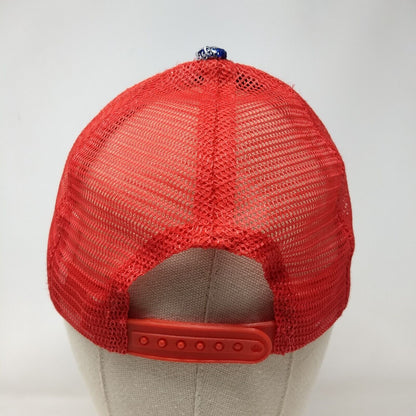 Stars Sequin Snapback Trucker Hat Multi OSFA Mesh Back Colorblock