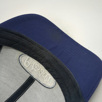 Peterbilt Baseball Cap Green Blue White One Size Mesh Snapback Hat Logo Patch