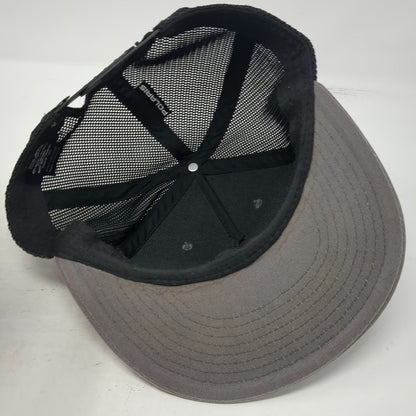 Polaris Trucker Hat Gray One Size Star Logo Patch Mesh Snapback Side Embroidery