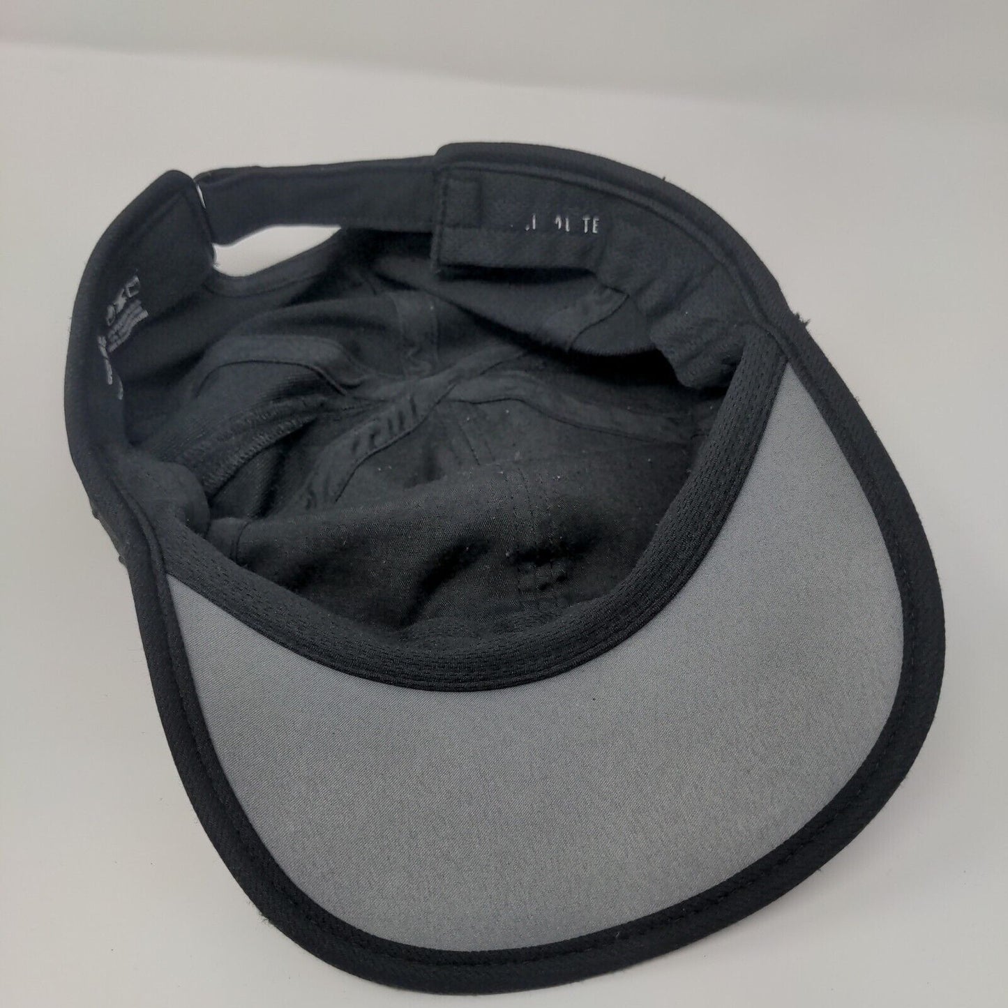 Adidas Climalite Strapback Hat Black One Size 3 Stripes Embroidered