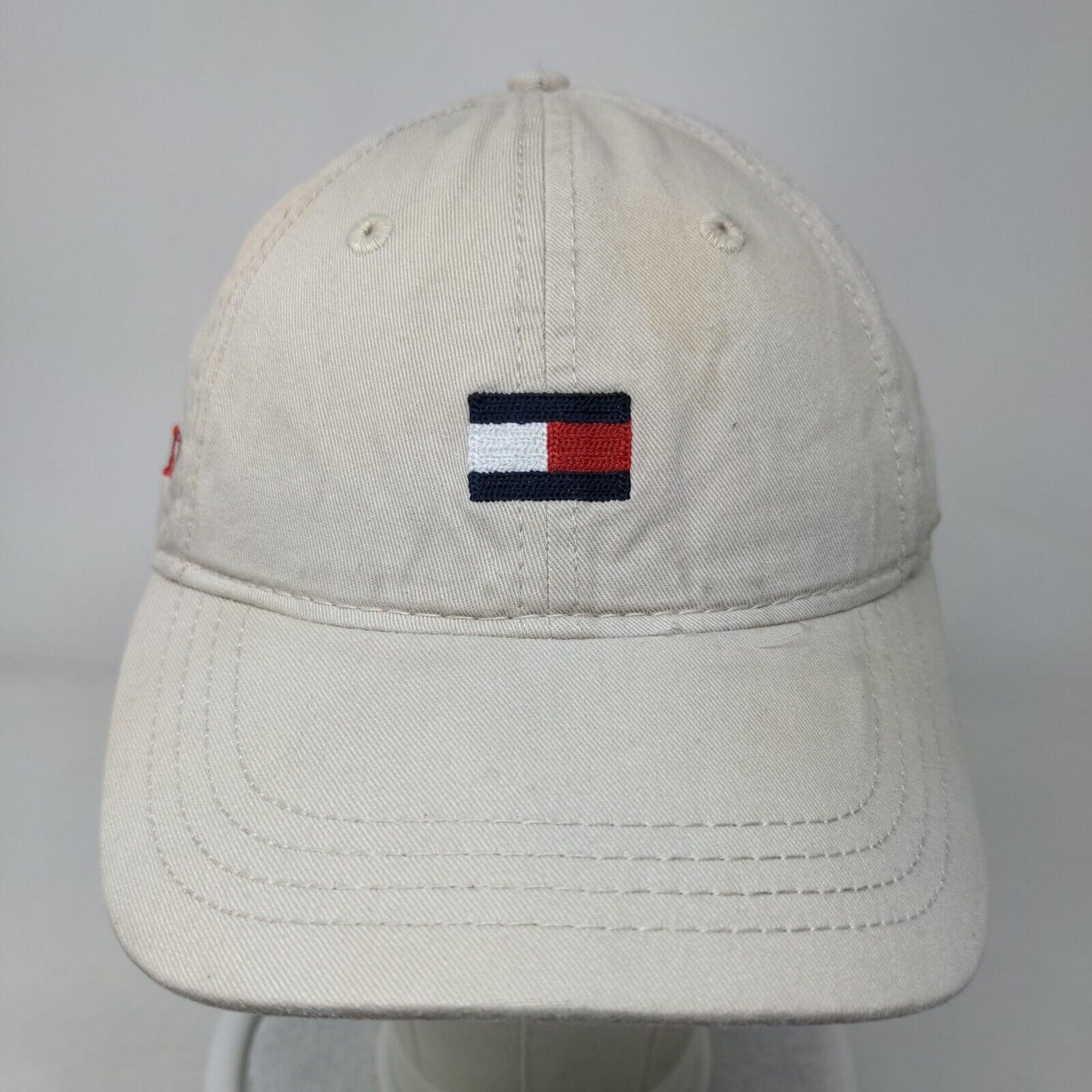 Tommy Hilfiger Free CED Slideback Hat Tan One Size Adjustable Embroidered